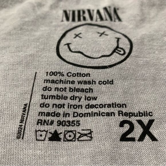Nirvana Shirt 2X - Picture 6 of 8